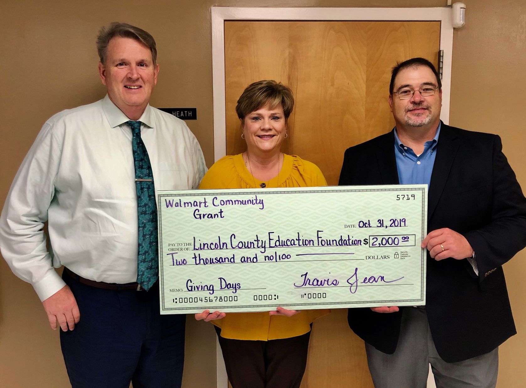 Education Foundation earns Walmart grant